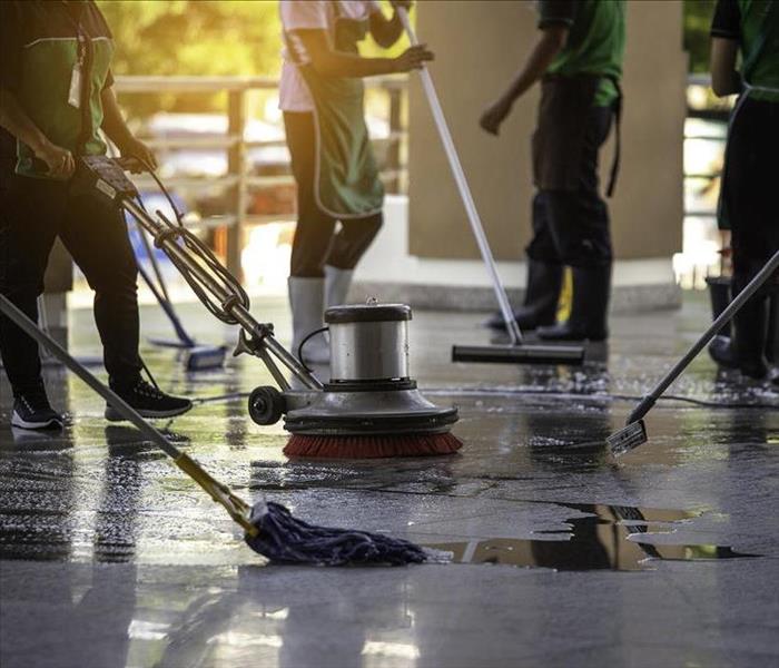 Servpro crew managed downtown keep Servpro crew managed downtown keep