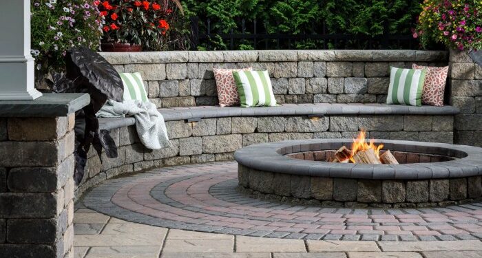 Explore Our 5 Tips for Designing a Patio Around a Fire Pit | Belgard